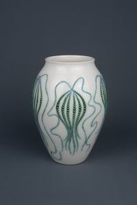Vase "Quallen" blau