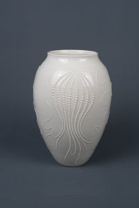 Vase "Quallen" weiss