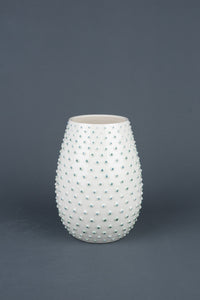 Vase "lightblue" doppelt gepunktet